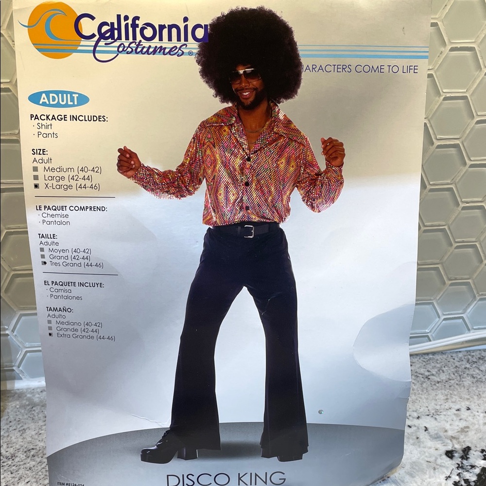 Disco King Halloween Costume